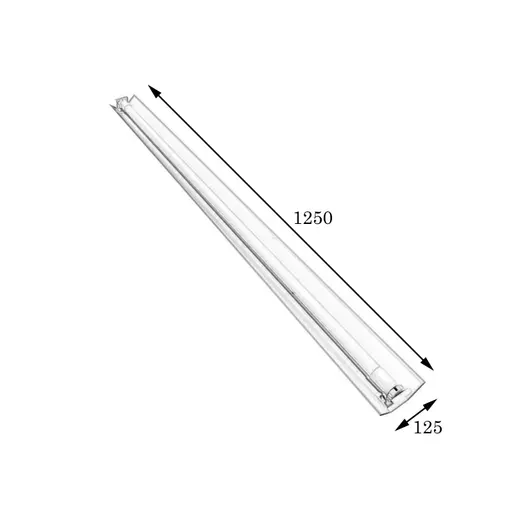 Светильник открытый под led лампу Т8 120см СПВ 01-1200 компакт MSK Electric