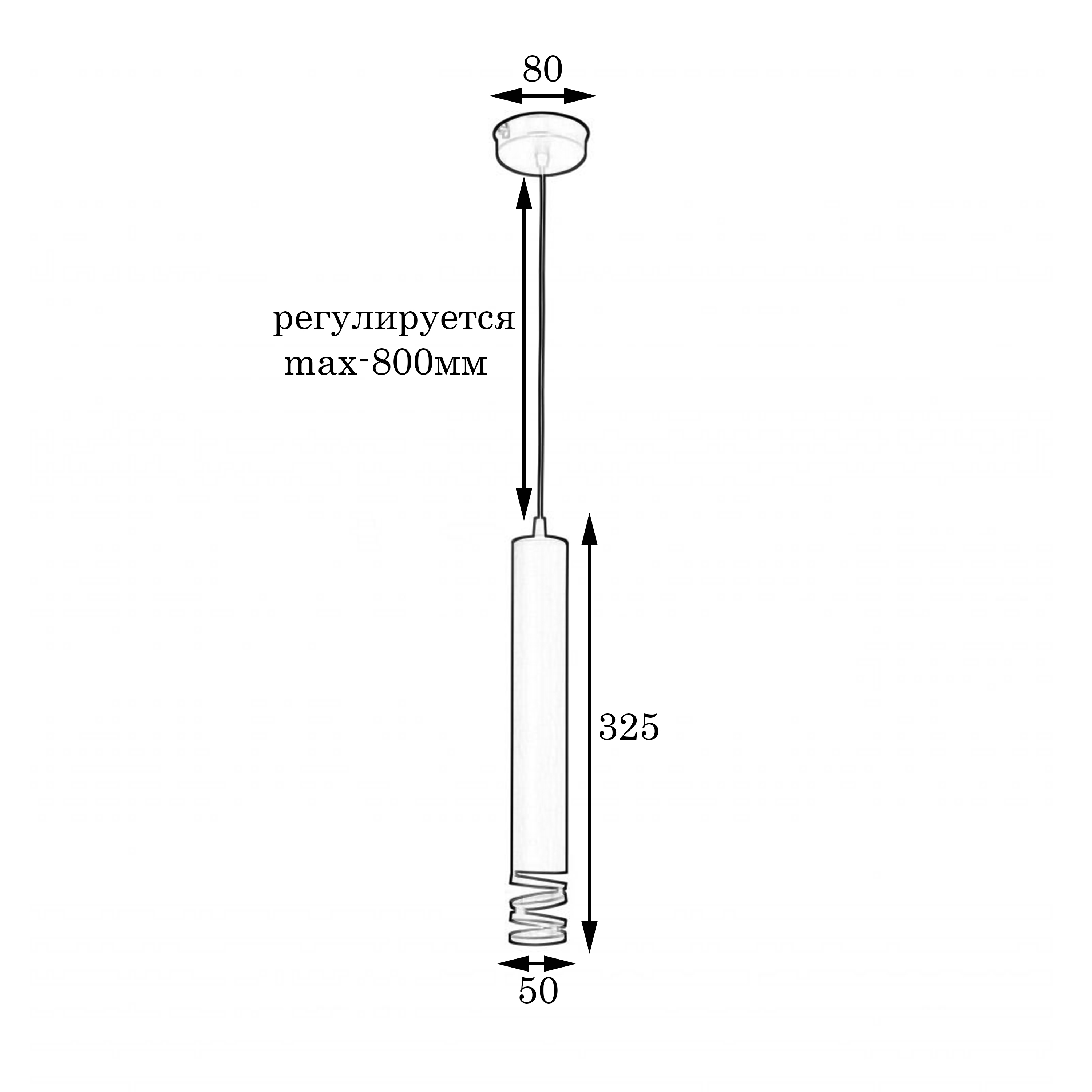 Светильник подвесной MSK Electric Spiral NL 3622