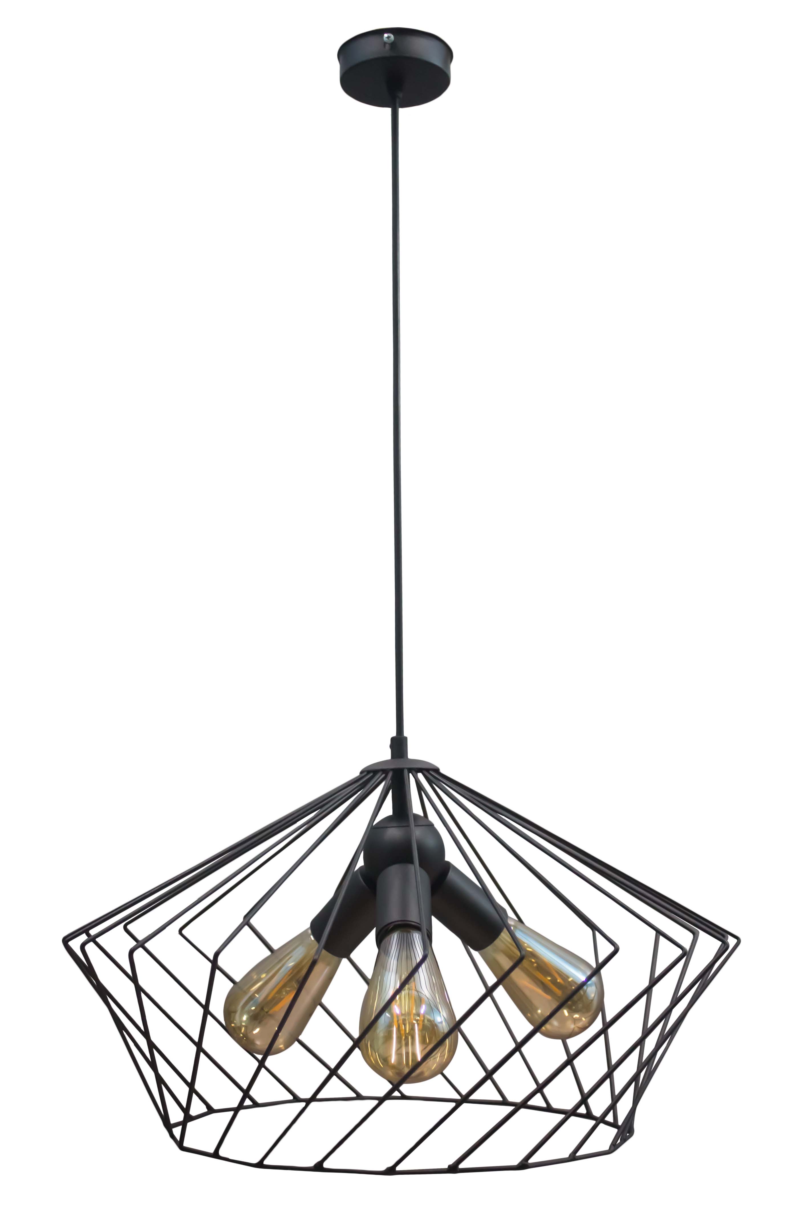 Люстра в стиле лофт MSK Electric Camelia NL 3329-3 подвесной светильник на три лампы