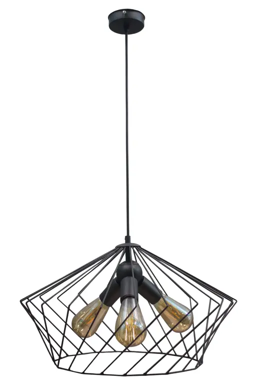 Люстра в стиле лофт MSK Electric Camelia NL 3329-3 подвесной светильник на три лампы
