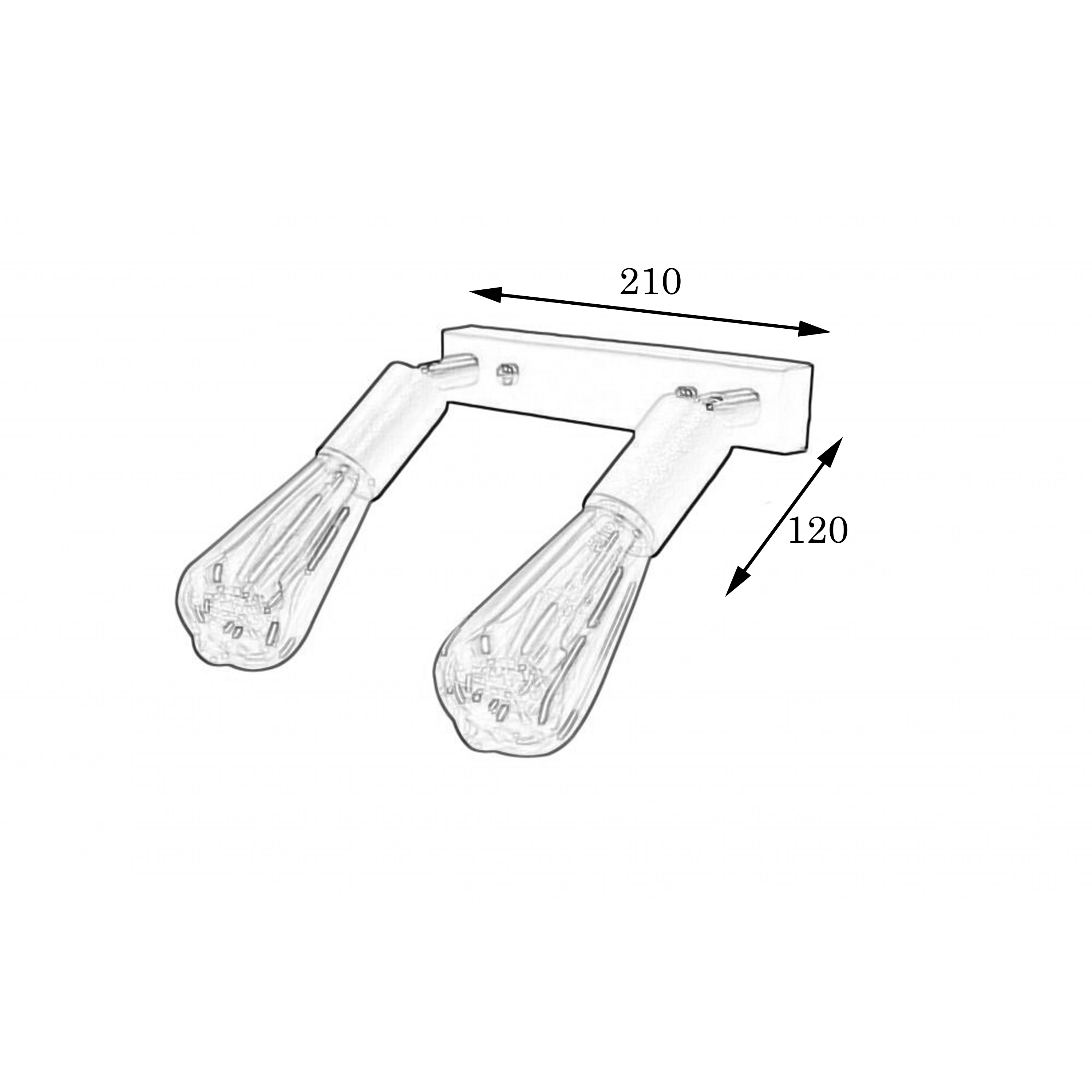 Светильник в стиле лофт с поворотным механизмом MSK Electric Asket NL 1222-2