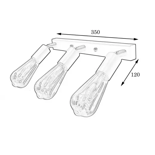 Светильник в стиле лофт с поворотным механизмом MSK Electric Asket NL 1222-3