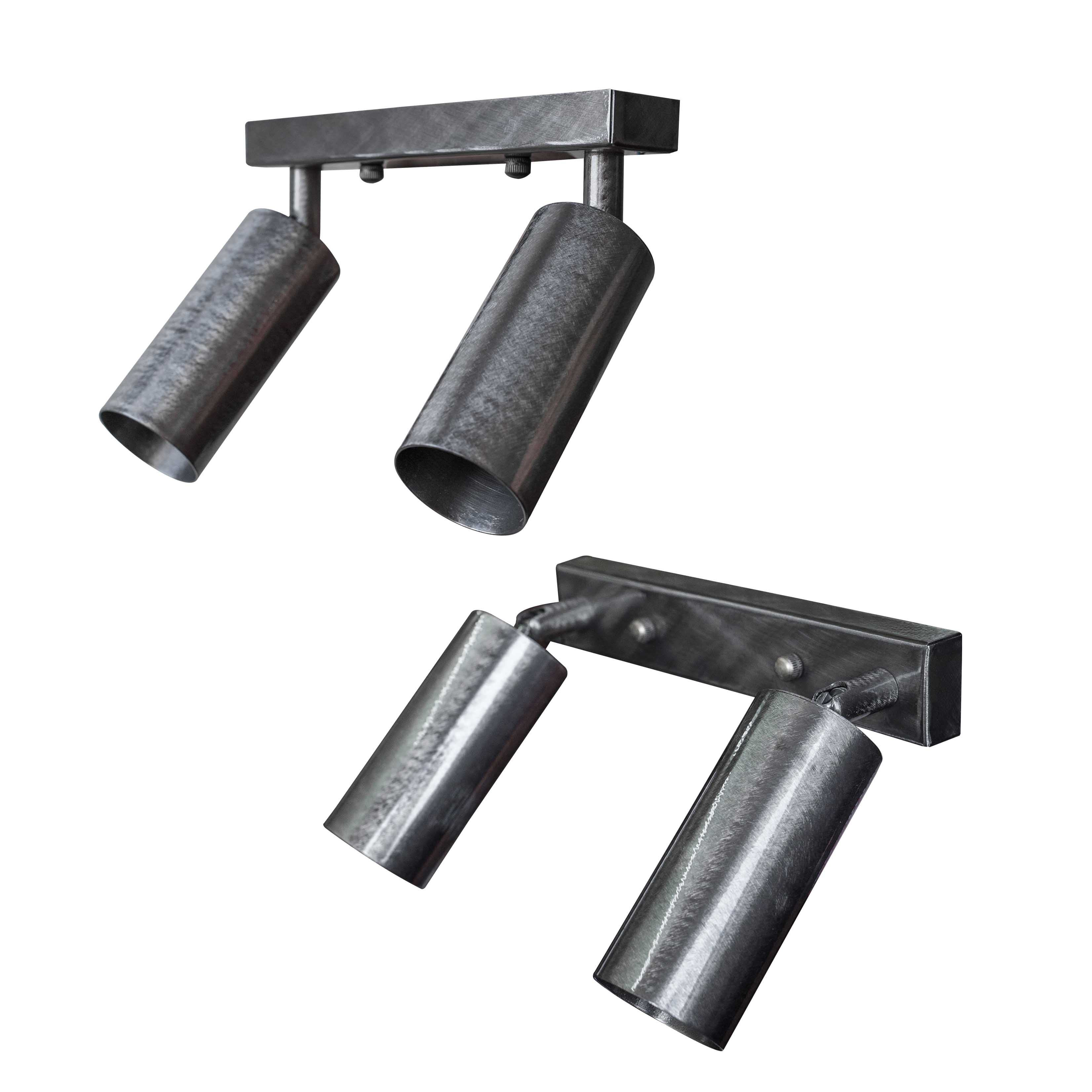 Светильник в стиле лофт MSK Electric Tube спот с поворотным механизмом NL 1105-2 SILVER