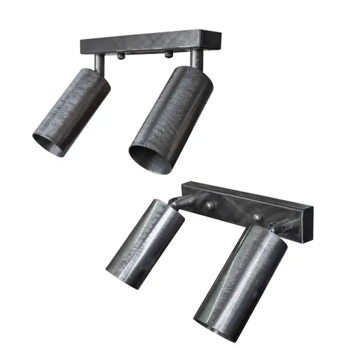 Светильник в стиле лофт MSK Electric Tube спот с поворотным механизмом NL 1105-2 SILVER