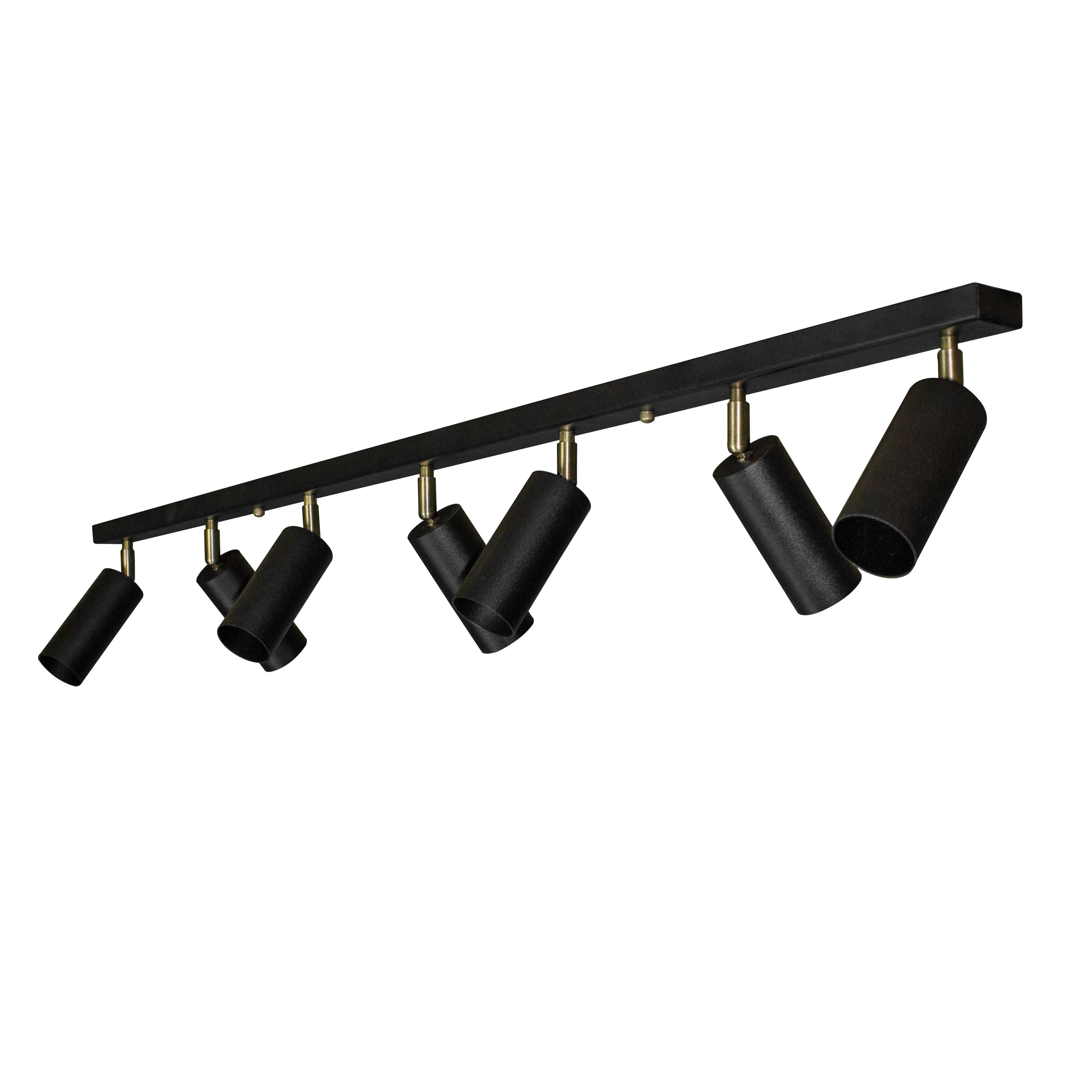 Люстра в стиле лофт MSK Electric Tube спот с поворотным механизмом NL 1105-7