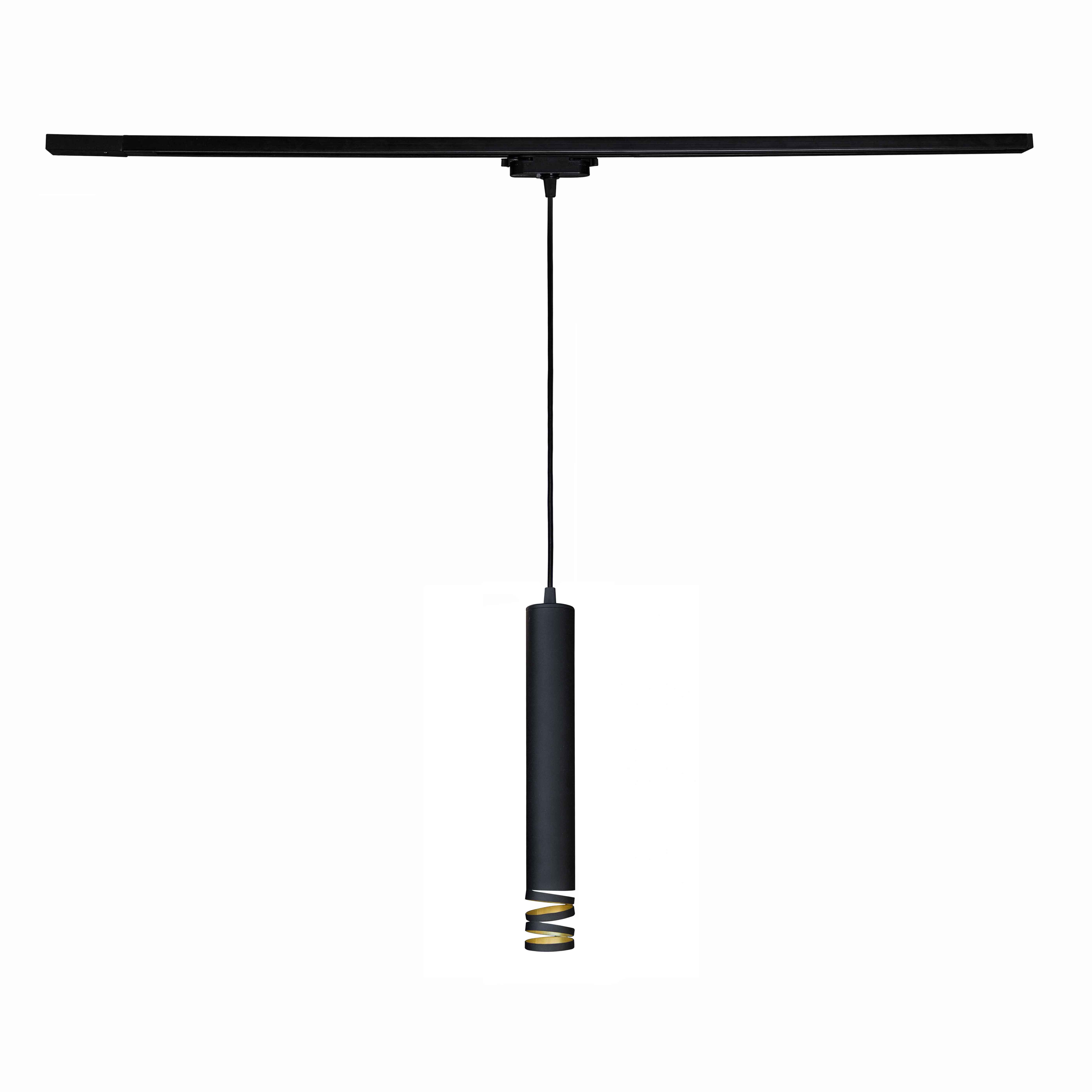 Подвесной трековый светильник в стиле лофт MSK Electric Spiral NT 3622