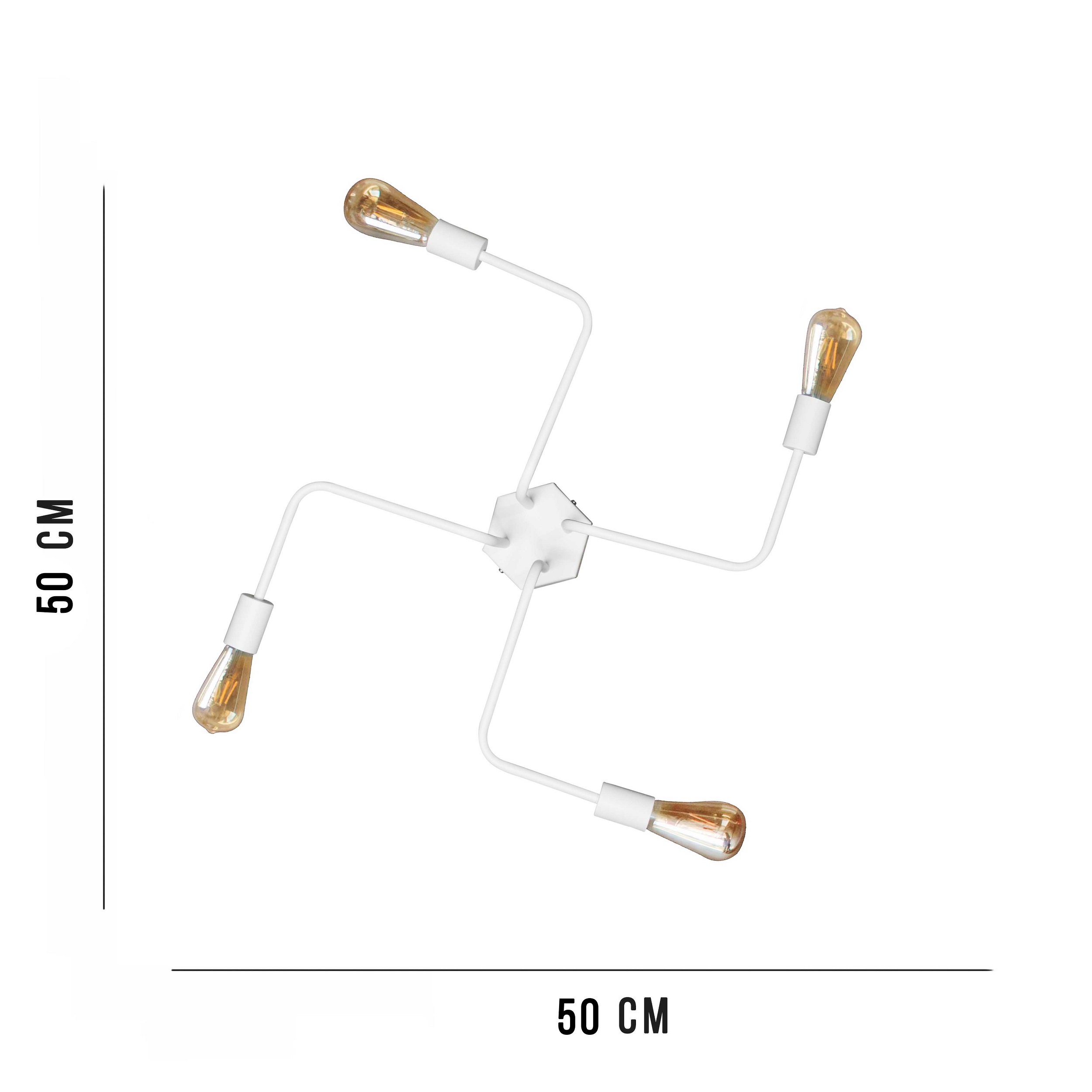 Люстра паук MSK Electric Maze лофт NL 5050/4WH