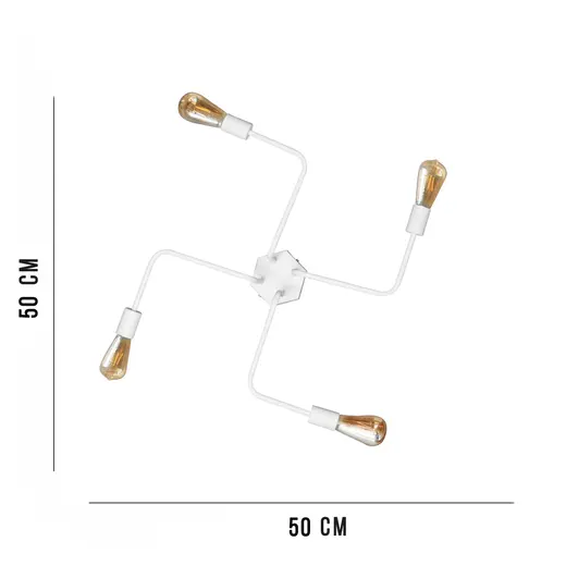 Люстра паук MSK Electric Maze лофт NL 5050/4WH