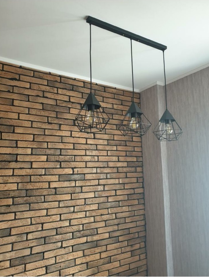 Светильник подвесной MSK Electric Crystal в стиле лофт NL 0535-3