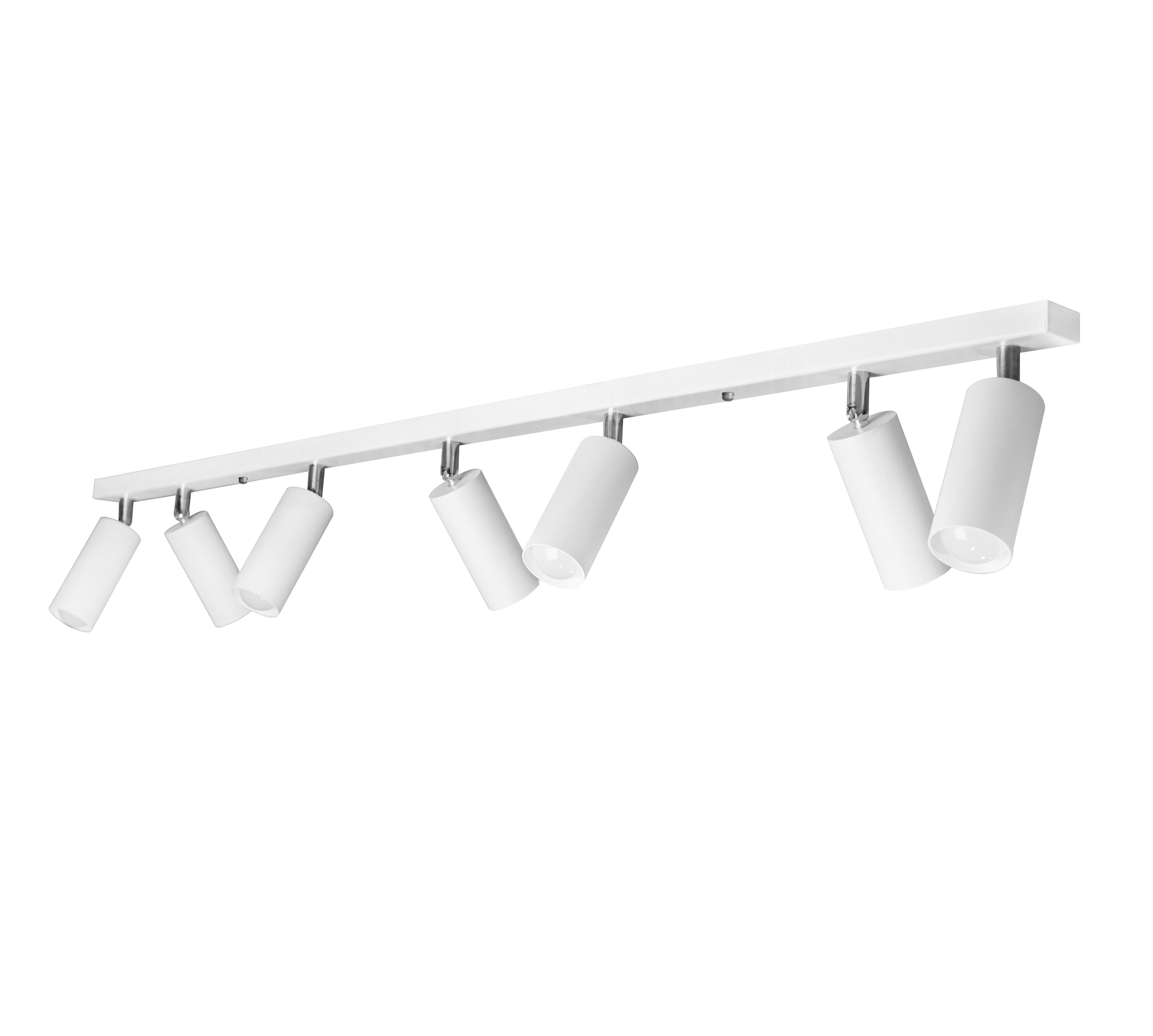 Люстра в стиле лофт MSK Electric Tube спот с поворотным механизмом NL 1105-7W