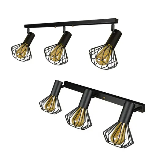 Светильник лофт MSK Electric Diadem настенно-потолочный NL 22151-3