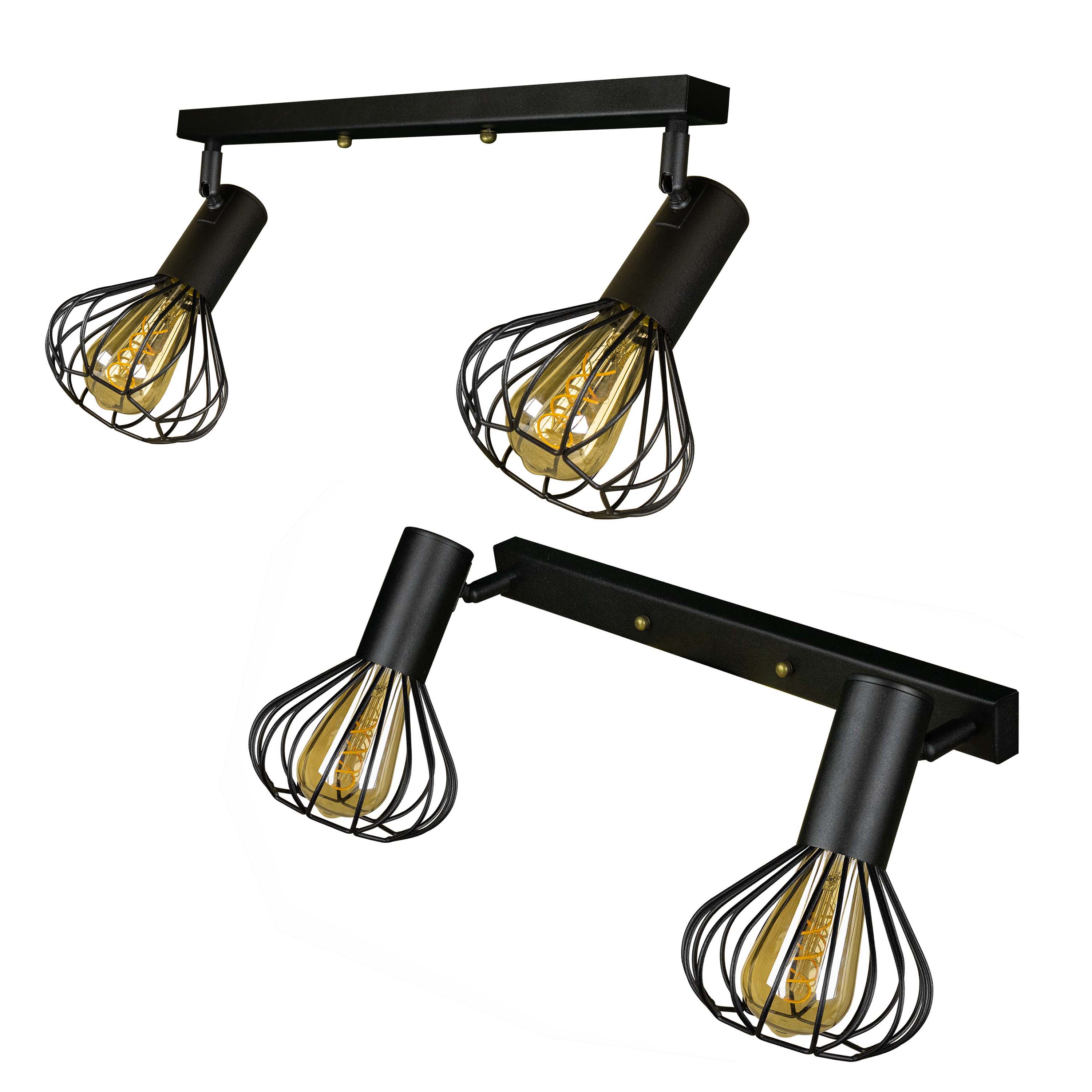 Светильник лофт настенно-потолочный MSK Electric Lotus NL 14151-2