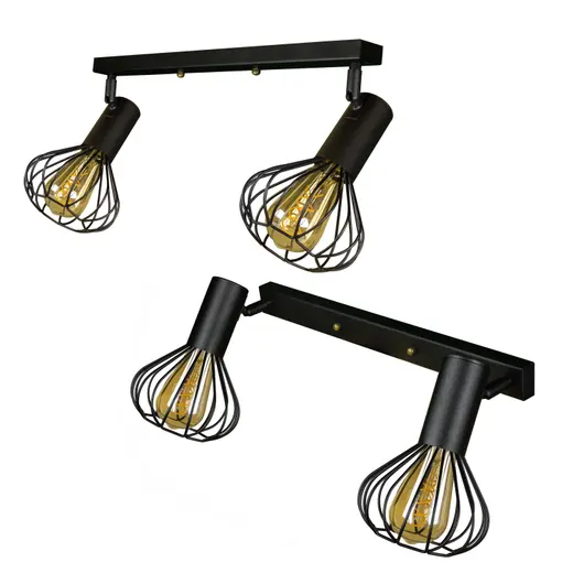 Светильник лофт настенно-потолочный MSK Electric Lotus NL 14151-2