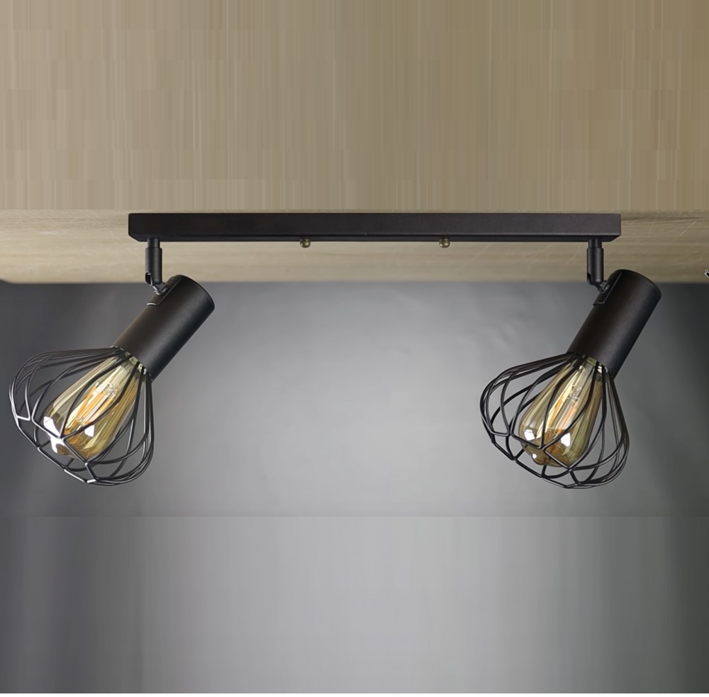 Светильник лофт настенно-потолочный MSK Electric Lotus NL 14151-2