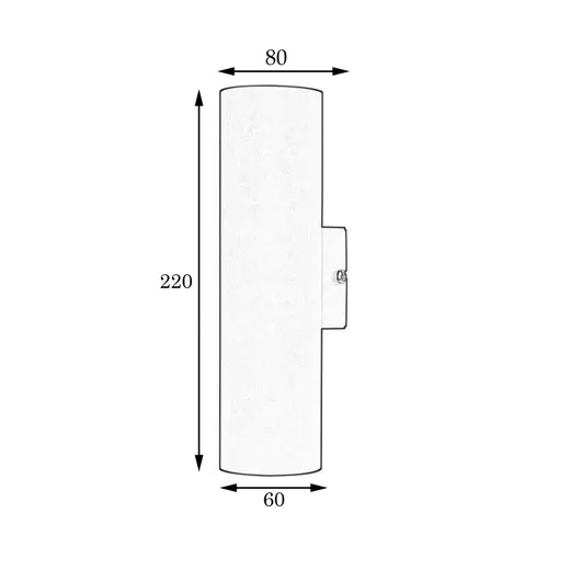 Светильник настенный MSK Electric Tube бра под две лампы Е27 NL 2206