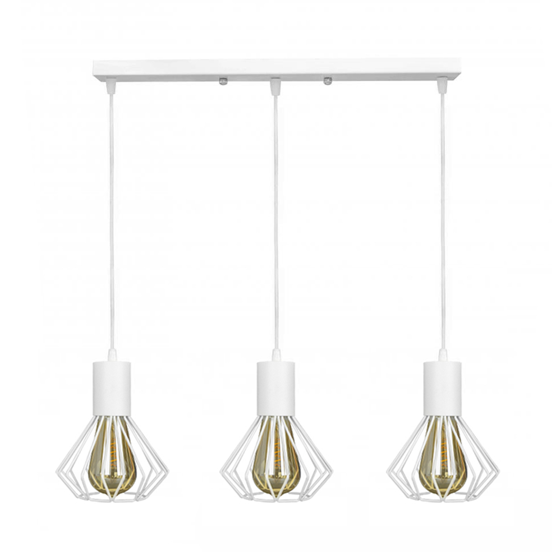 Светильник лофт MSK Electric Diadem подвесной на планке NL 2215-3W