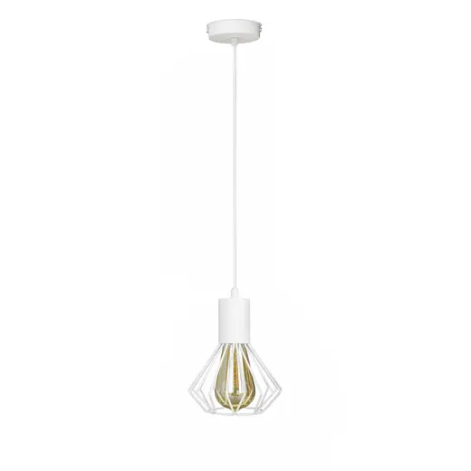 Светильник лофт MSK Electric Diadem подвесной белый NL 2215 WH