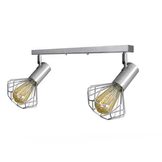 Светильник лофт MSK Electric Diadem настенно-потолочный NL 22151-2 CR хром