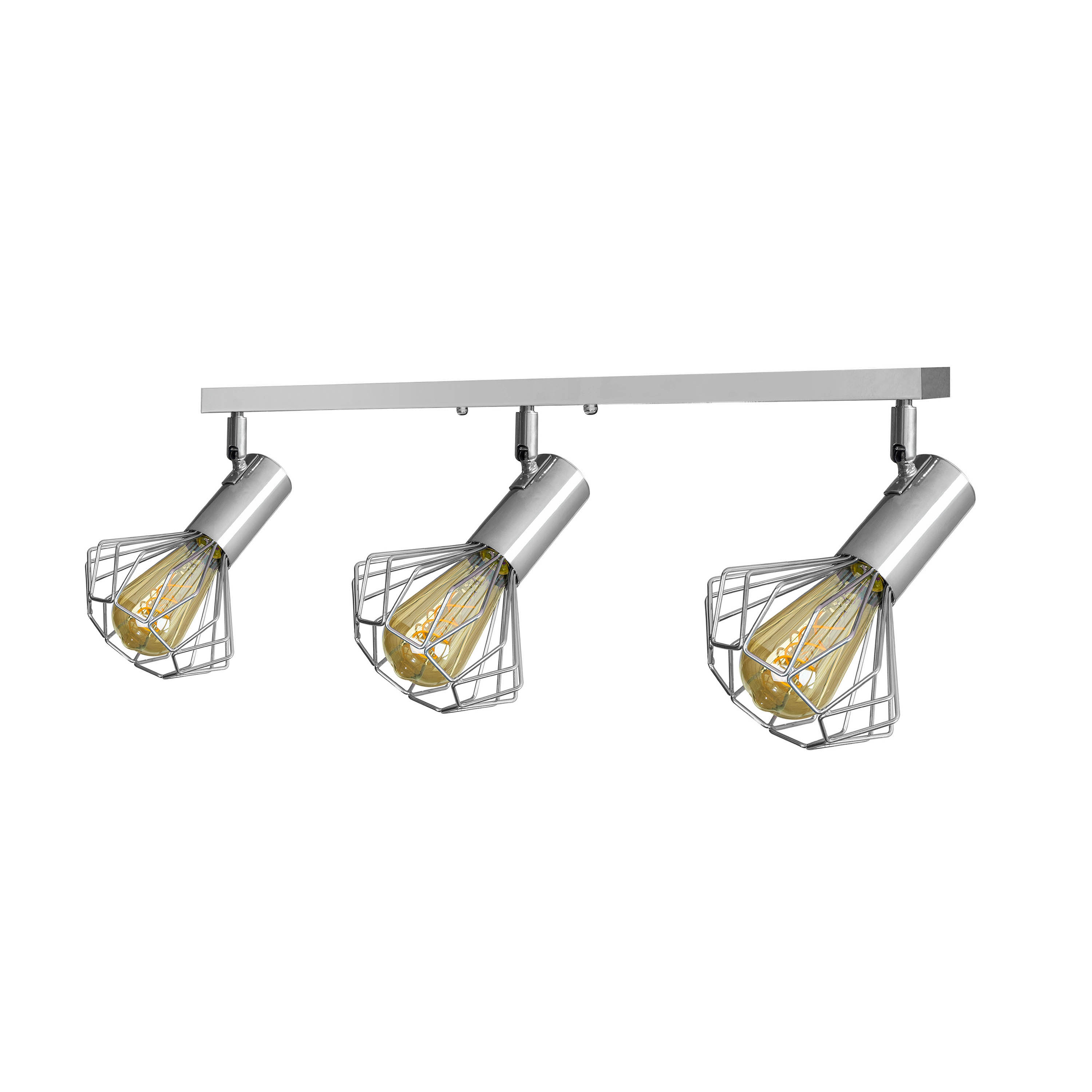 Светильник лофт MSK Electric Diadem настенно-потолочный NL 22151-3 CR хром