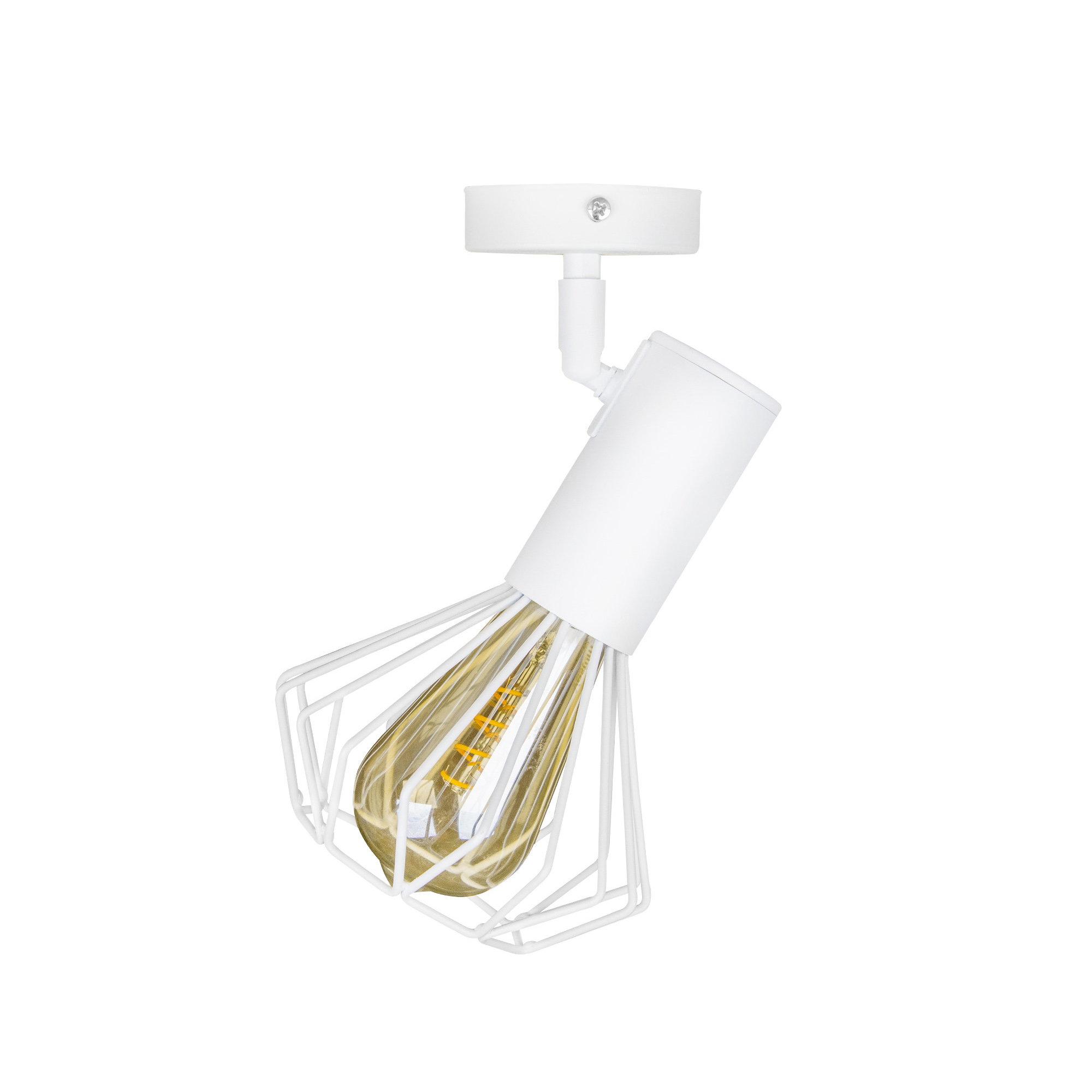 Светильник лофт MSK Electric Diadem настенно-потолочный NL 22151-1W белый