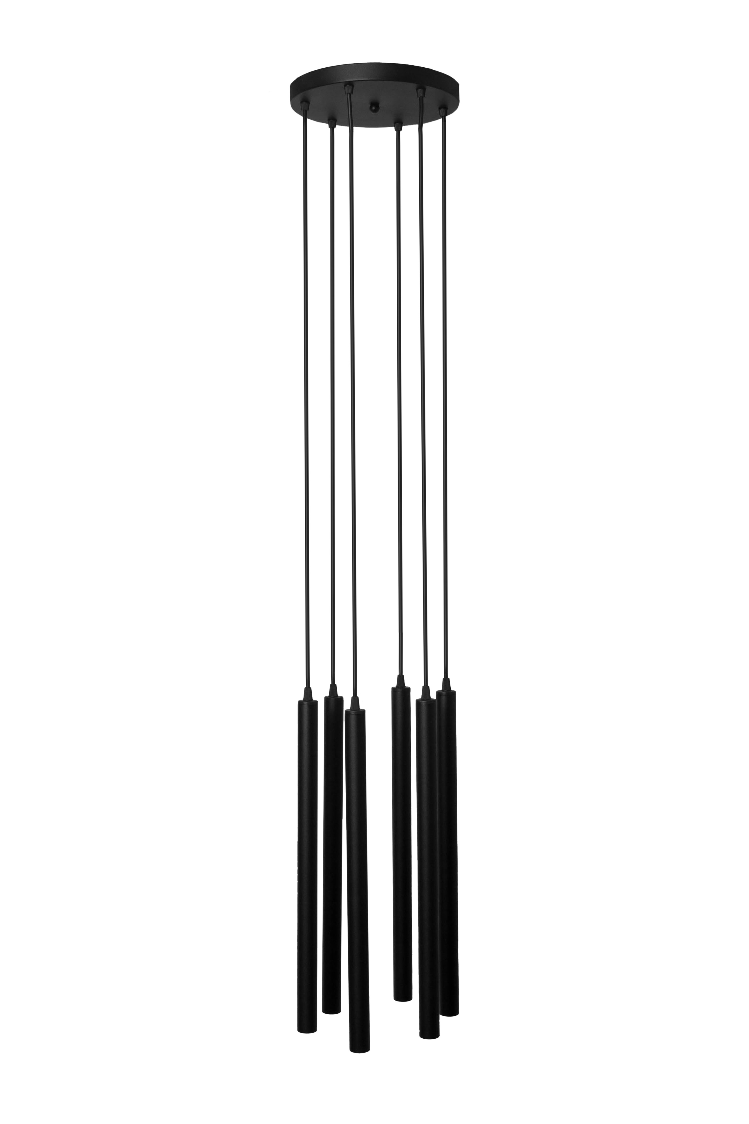 Светильник MSK Electric Beatrice подвесной на круглой основе NL 3045-6R BK