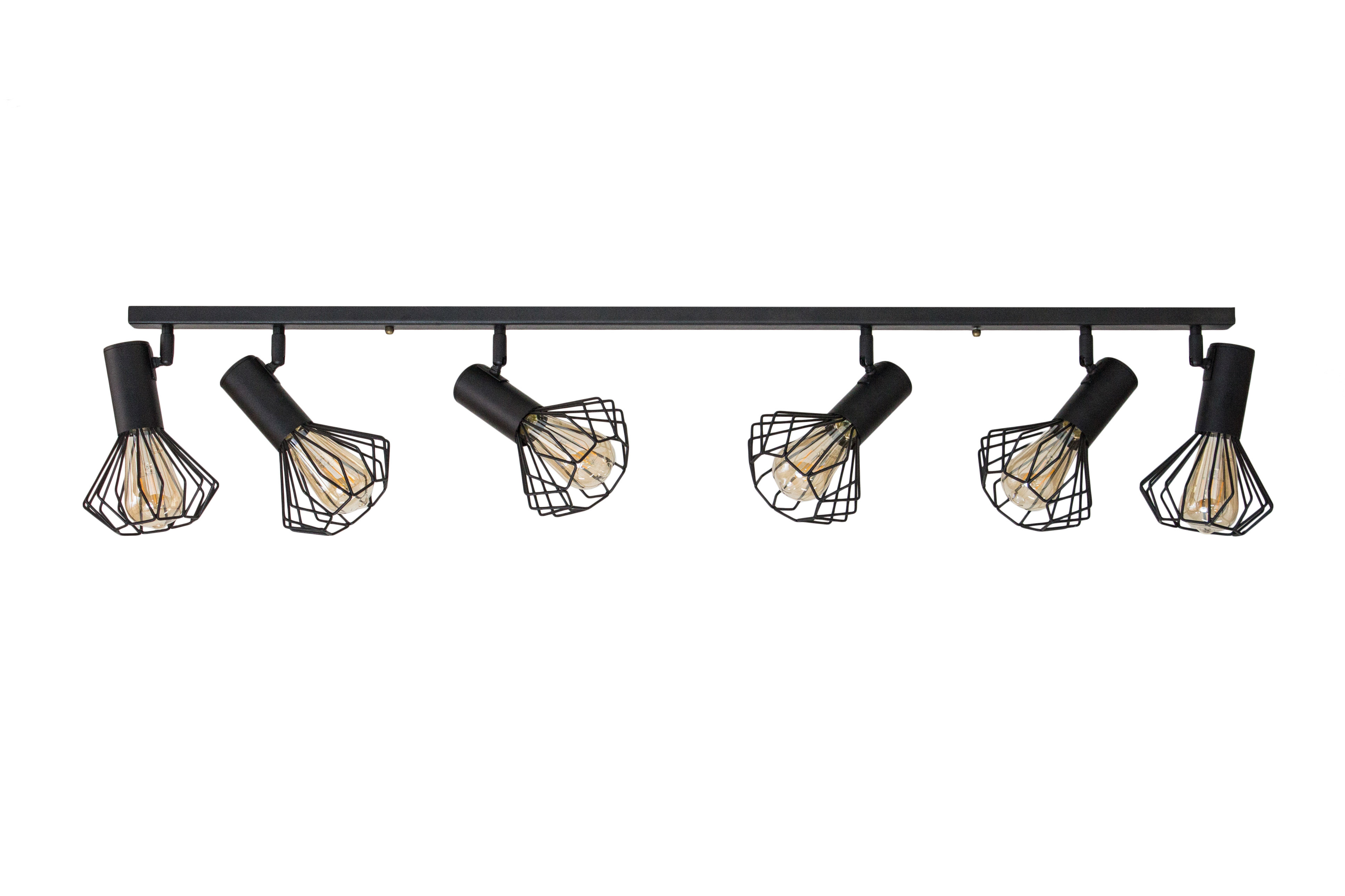 Светильник лофт MSK Electric Diadem потолочный NL 22151-6 BK