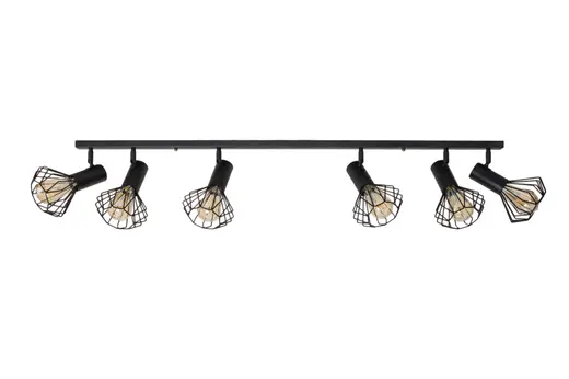Светильник лофт MSK Electric Diadem потолочный NL 22151-6 BK