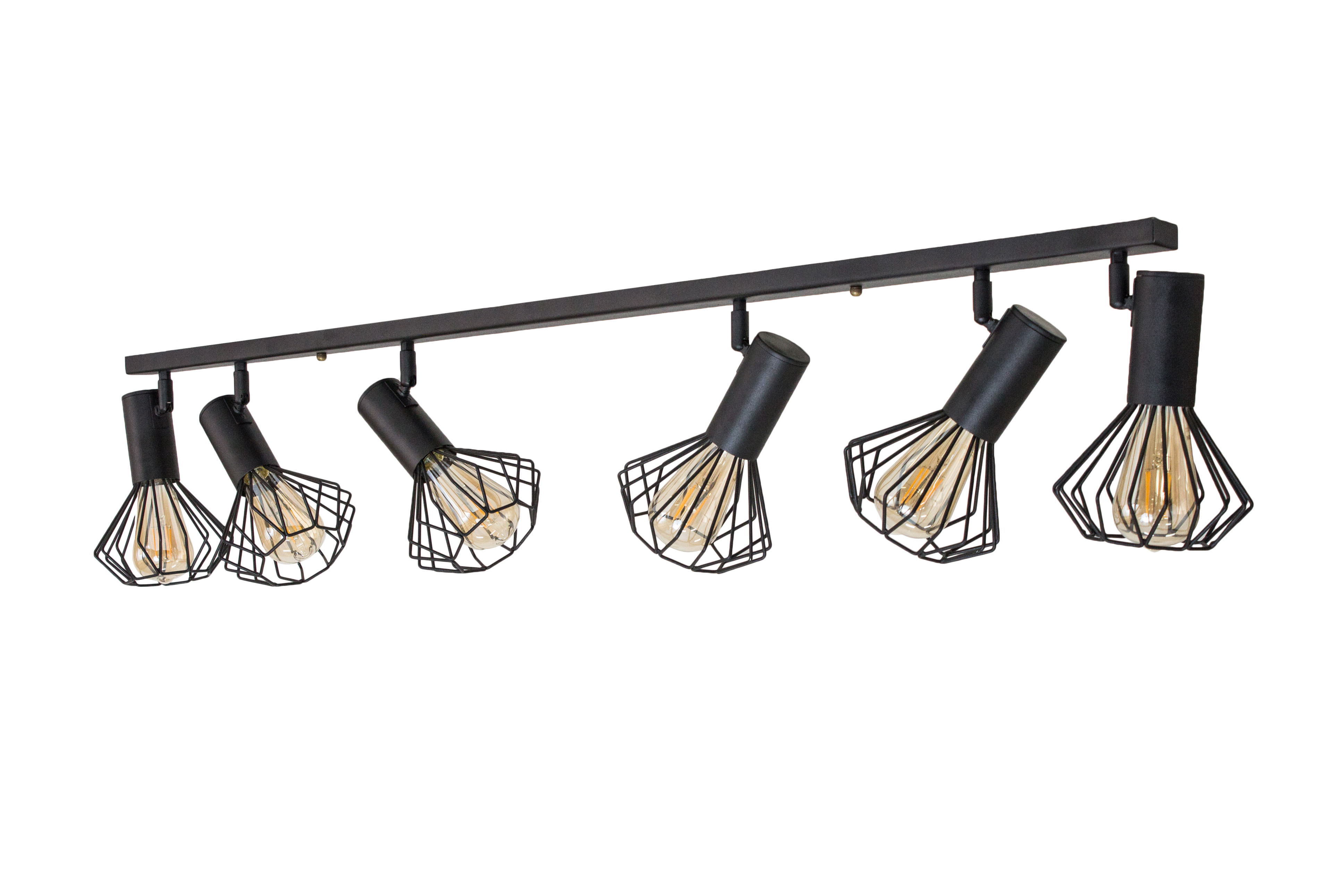 Светильник лофт MSK Electric Diadem потолочный NL 22151-6 BK