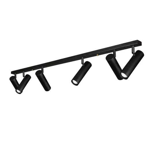 Светильник потолочный MSK Electric Telescope с повортными плафонами NL 22501-6 BK