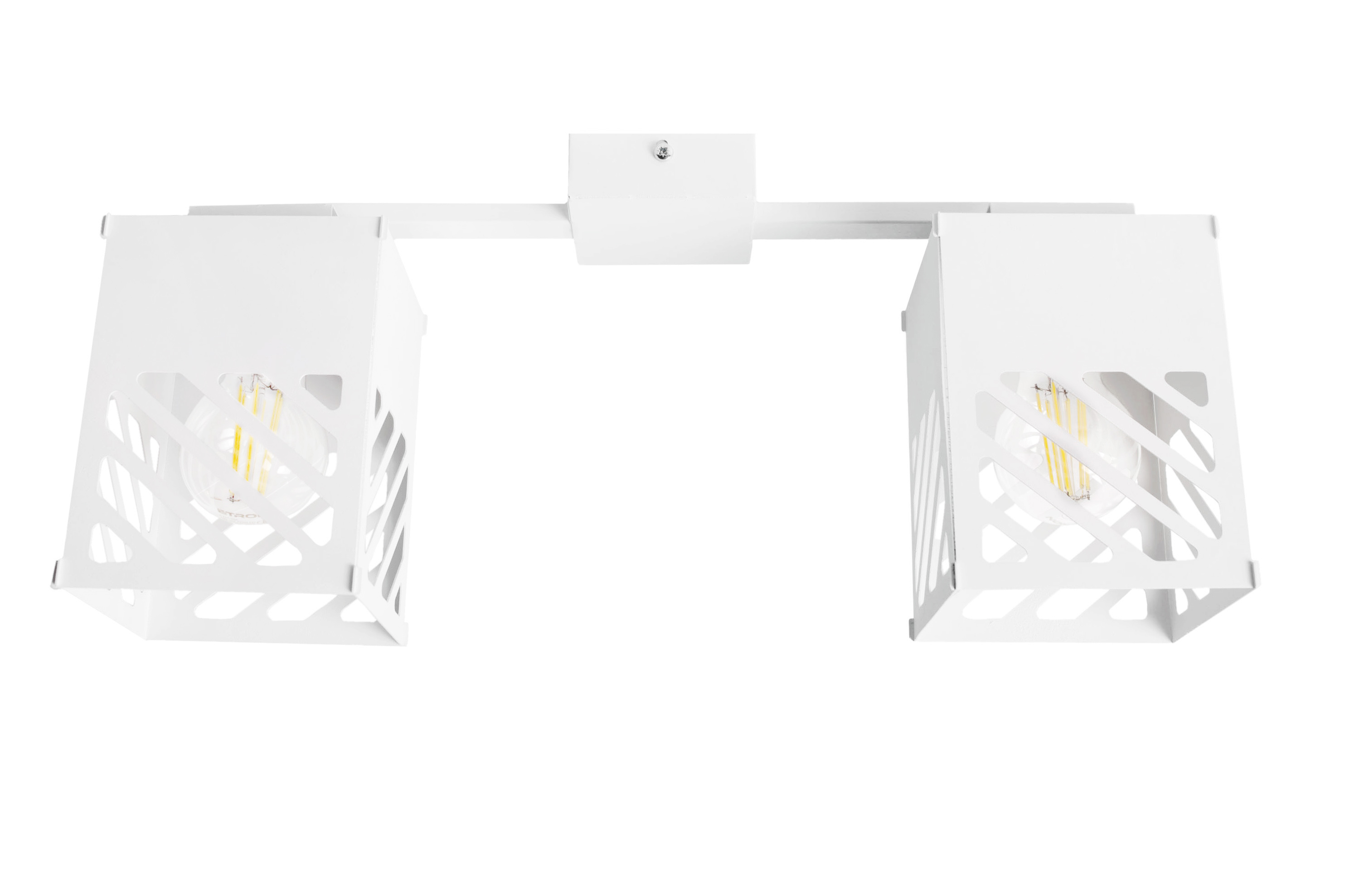 Люстра лофт MSK Electric Urban на два плафона белая NL 2410-2 WH