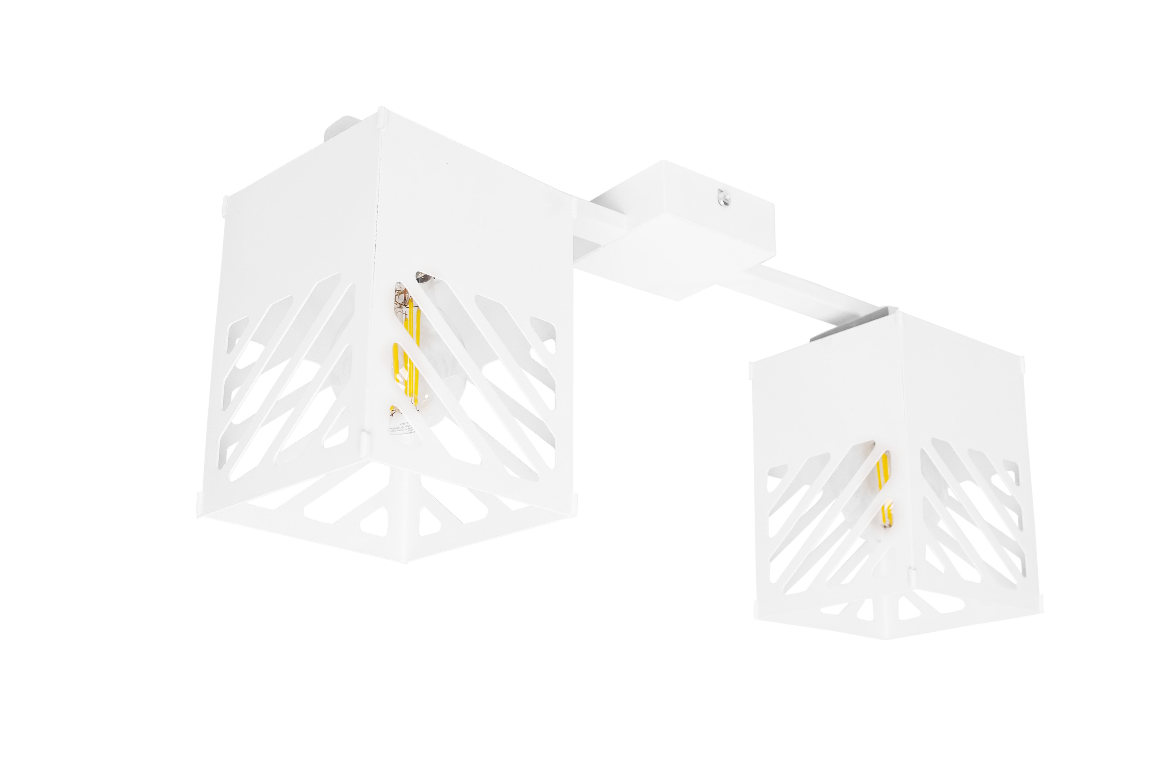Люстра лофт MSK Electric Urban на два плафона белая NL 2410-2 WH