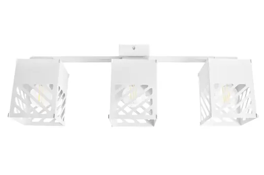 Люстра лофт MSK Electric Urban на три плафона белая NL 2410-3 WH