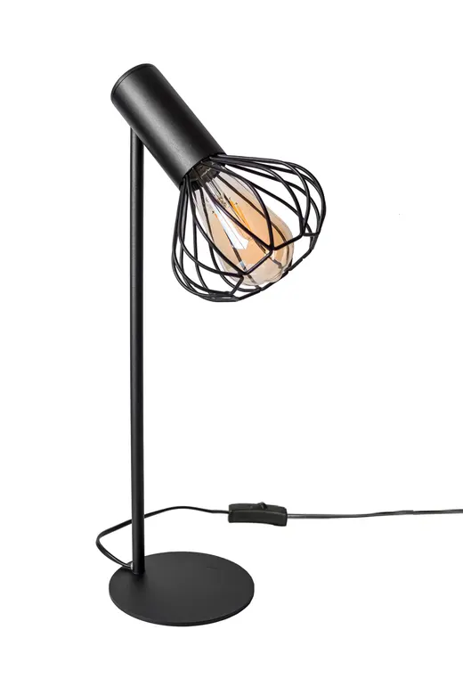 Настольная лампа лофт MSK Electric Lotus NL 14153 BK+BN