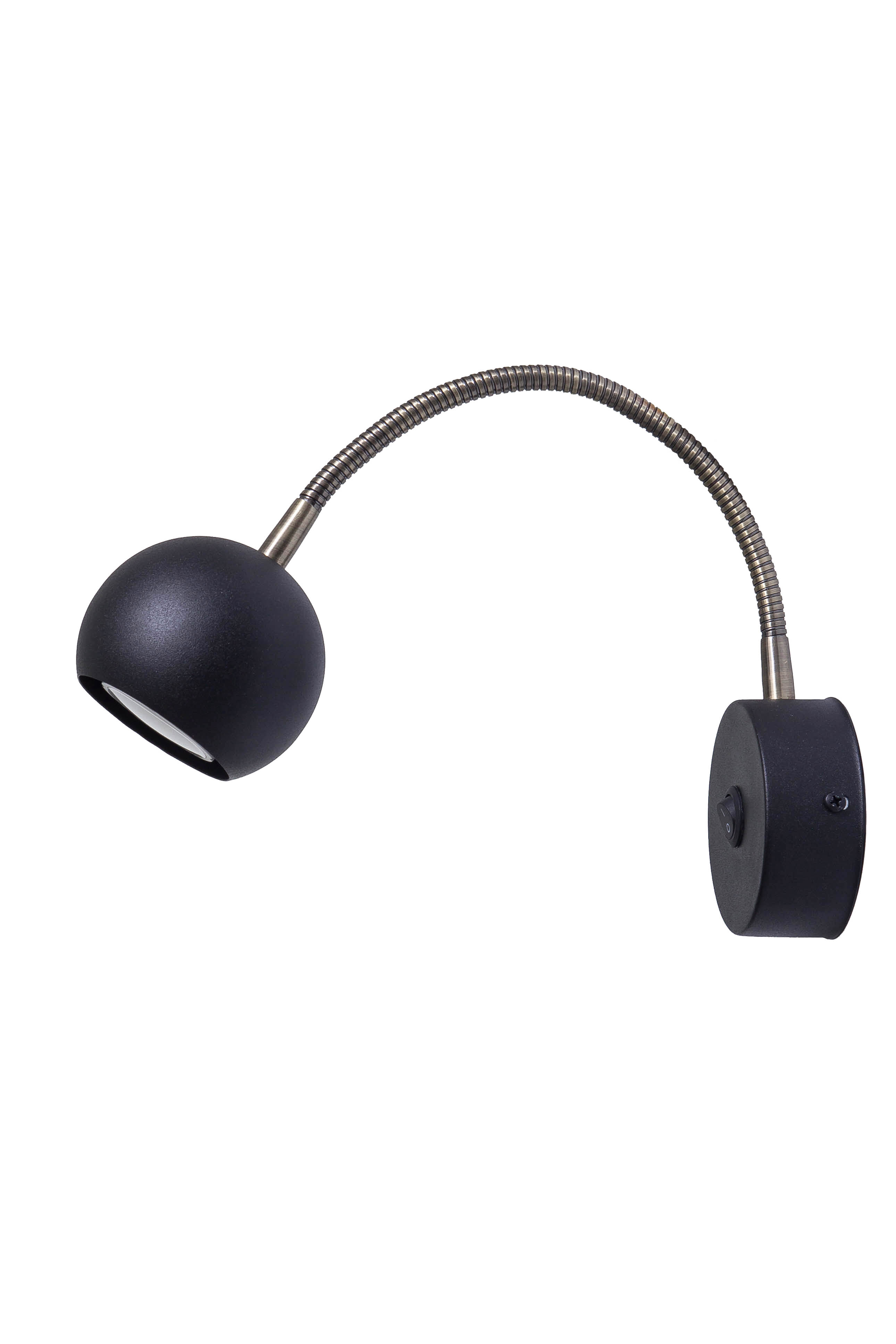 Светильник настеннный MSK Electric Core бра с гибкой регулировкой NL 24301-1 BK