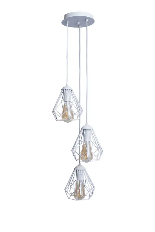 Светильник подвесной в стиле лофт MSK Electric Milan NL 538-3R WH