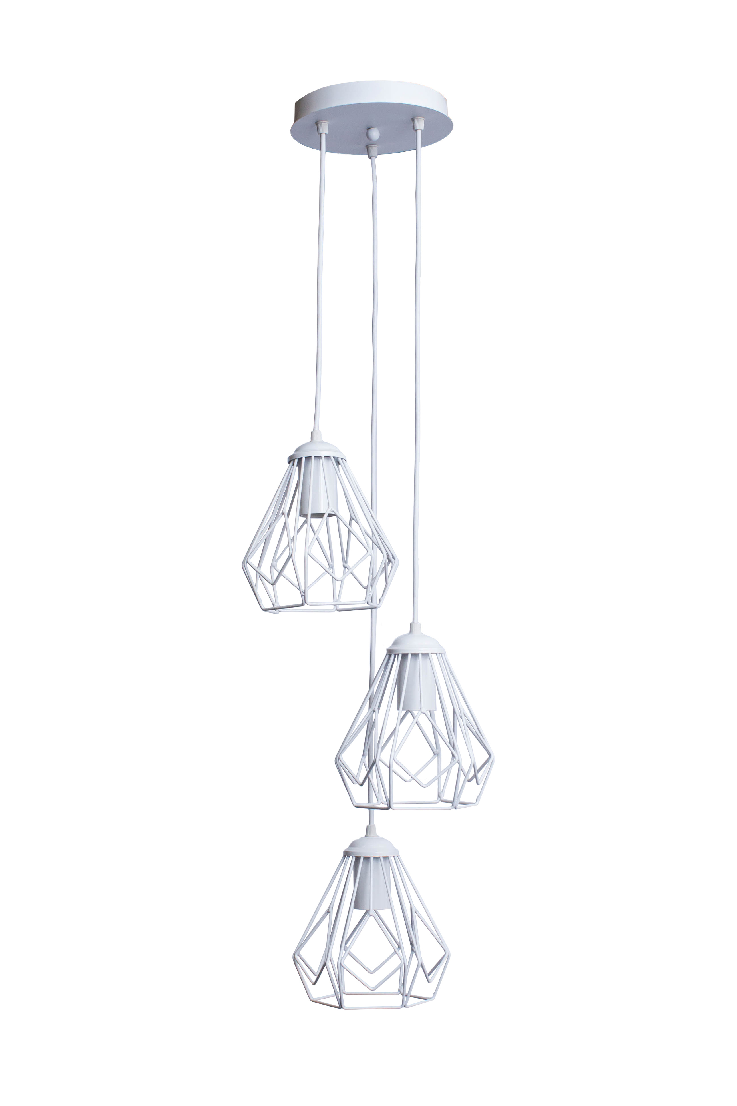 Светильник подвесной в стиле лофт MSK Electric Milan NL 538-3R WH