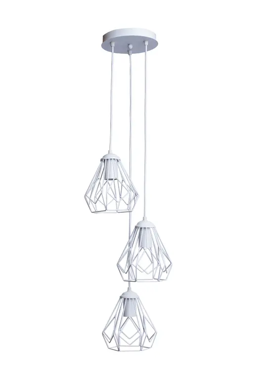 Светильник подвесной в стиле лофт MSK Electric Milan NL 538-3R WH