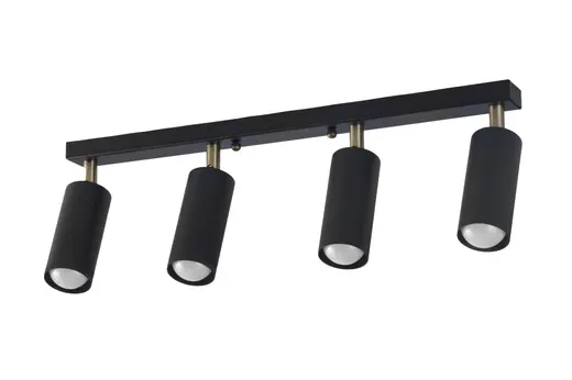 Светильник потолочный MSK Electric Tube спот с поворотным механизмом NL 1105-4 BK