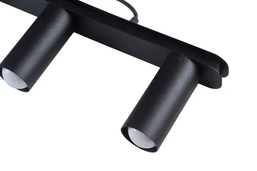 Люстра подвесная MSK Electric Tube в стиле лофт NL 2450-7 BK