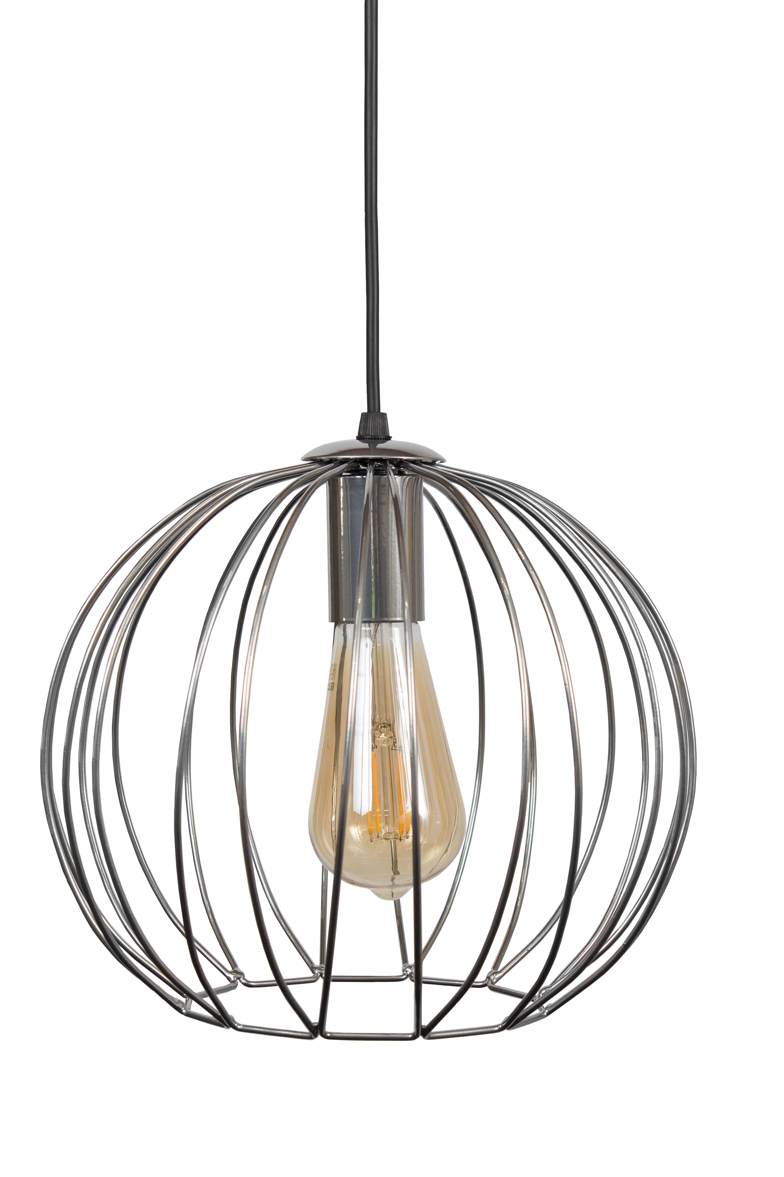 Светильник подвесной в стиле лофт MSK Electric Globe NL 2722 CR хром