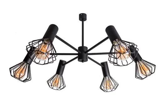Люстра MSK Electric Diadem на шесть плафонов NL 22152-6 BK