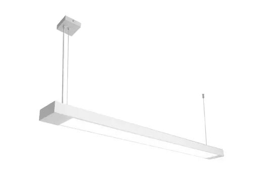 Светильник линейный подвесной 125см MSK Electric Office под две led лампы G-13 SL-120-2T8 WH