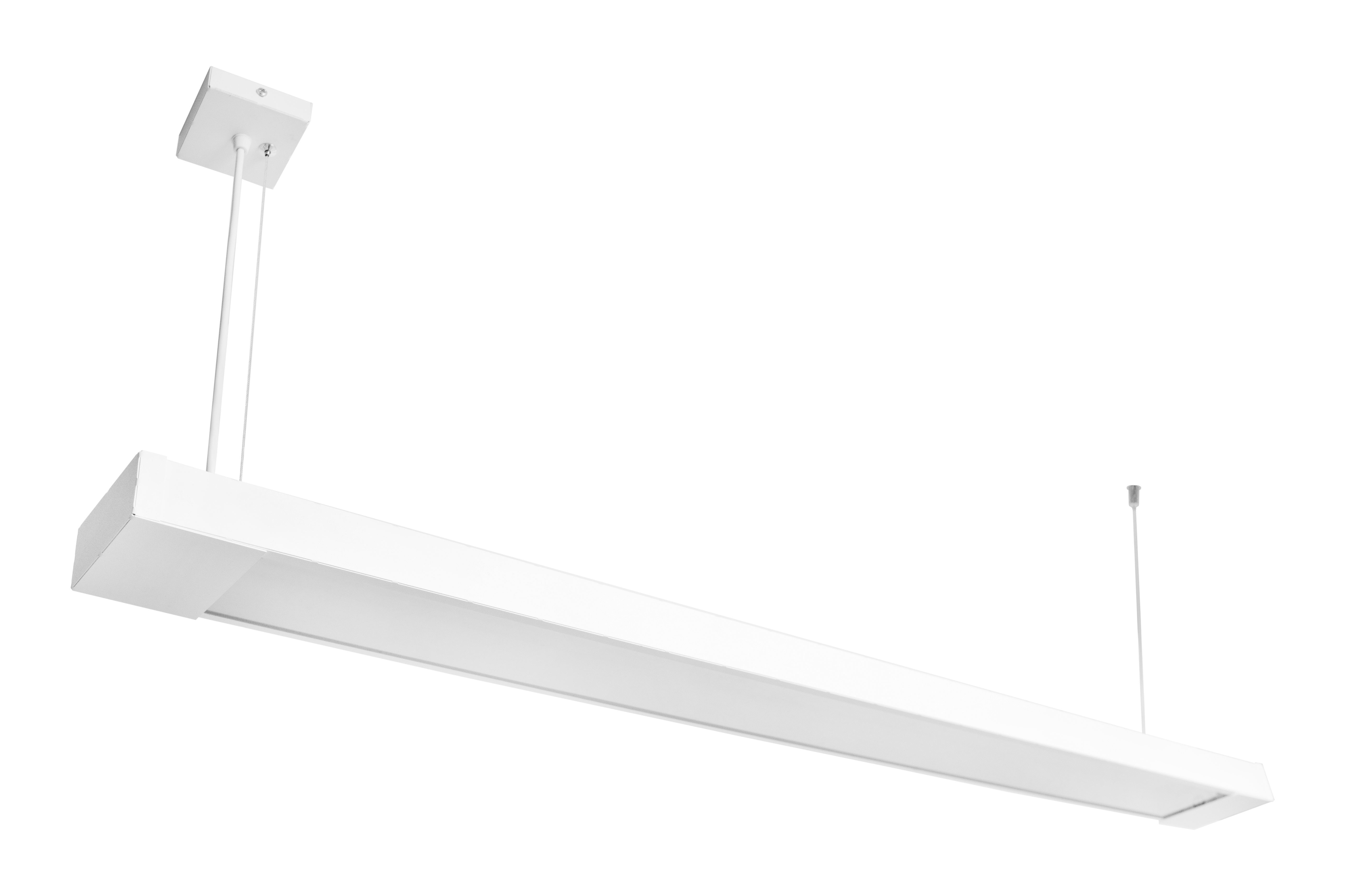 Светильник линейный подвесной 125см MSK Electric Office под две led лампы G-13 SL-120-2T8 WH