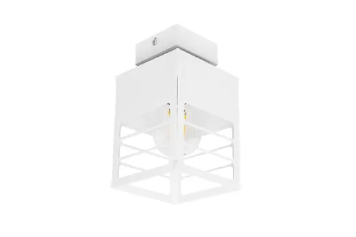 Люстра лофт MSK Electric Urban на один плафон белая NL 2310 WH