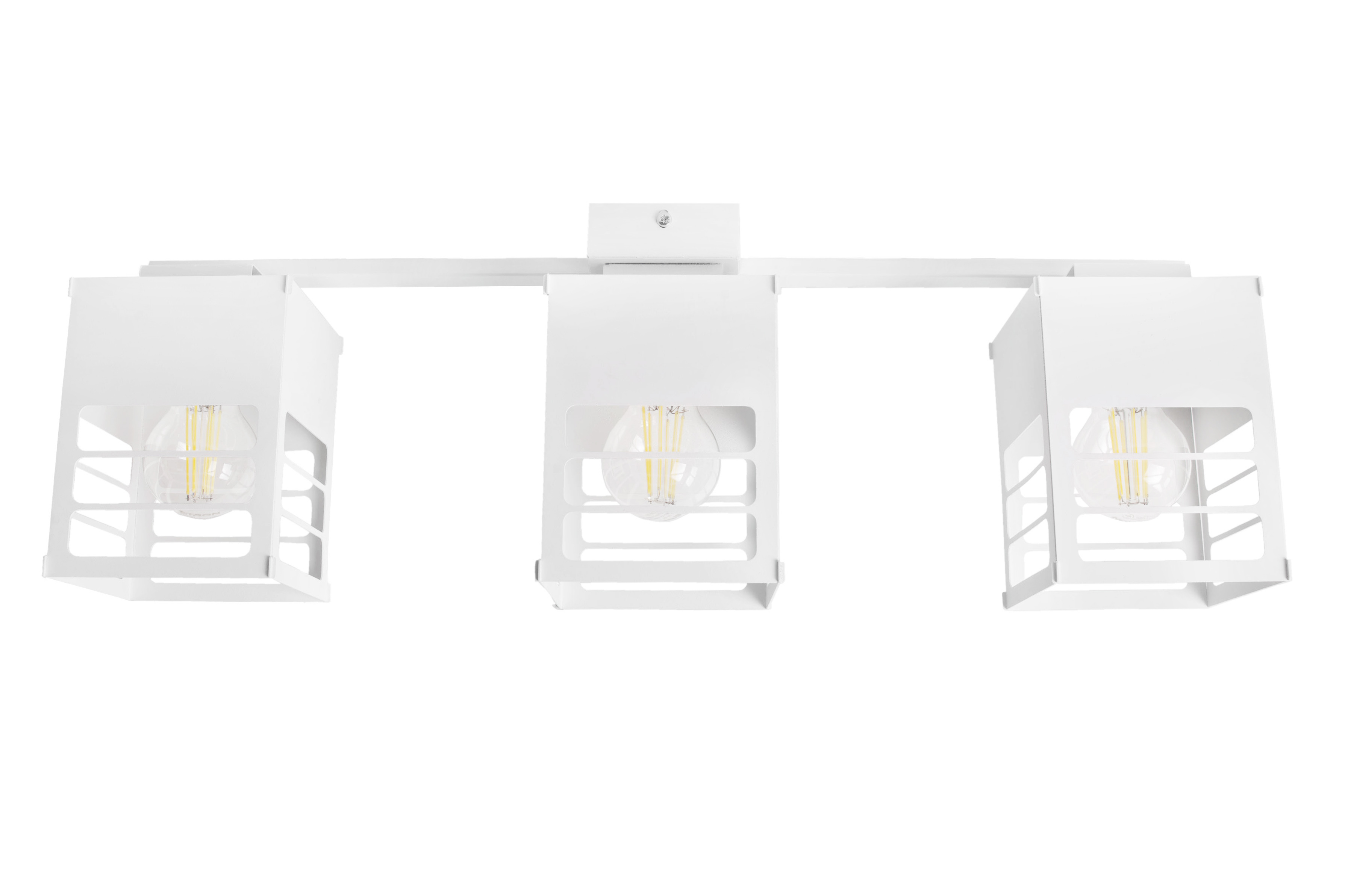 Люстра лофт MSK Electric Urban на три плафона белая NL 2310-3 WH
