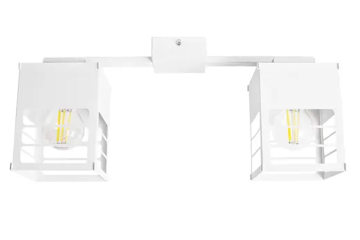 Люстра лофт MSK Electric Urban на два плафона белая NL 2310-2 WH