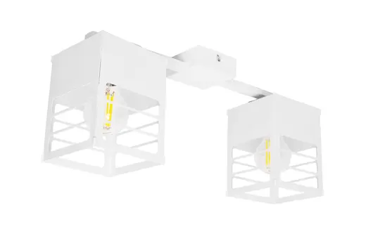 Люстра лофт MSK Electric Urban на два плафона белая NL 2310-2 WH