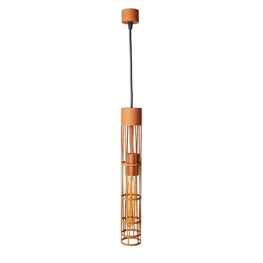 Светильник подвесной MSK Electric Flow в стиле лофт под лампу Е27 коричневый MR 6040 BR