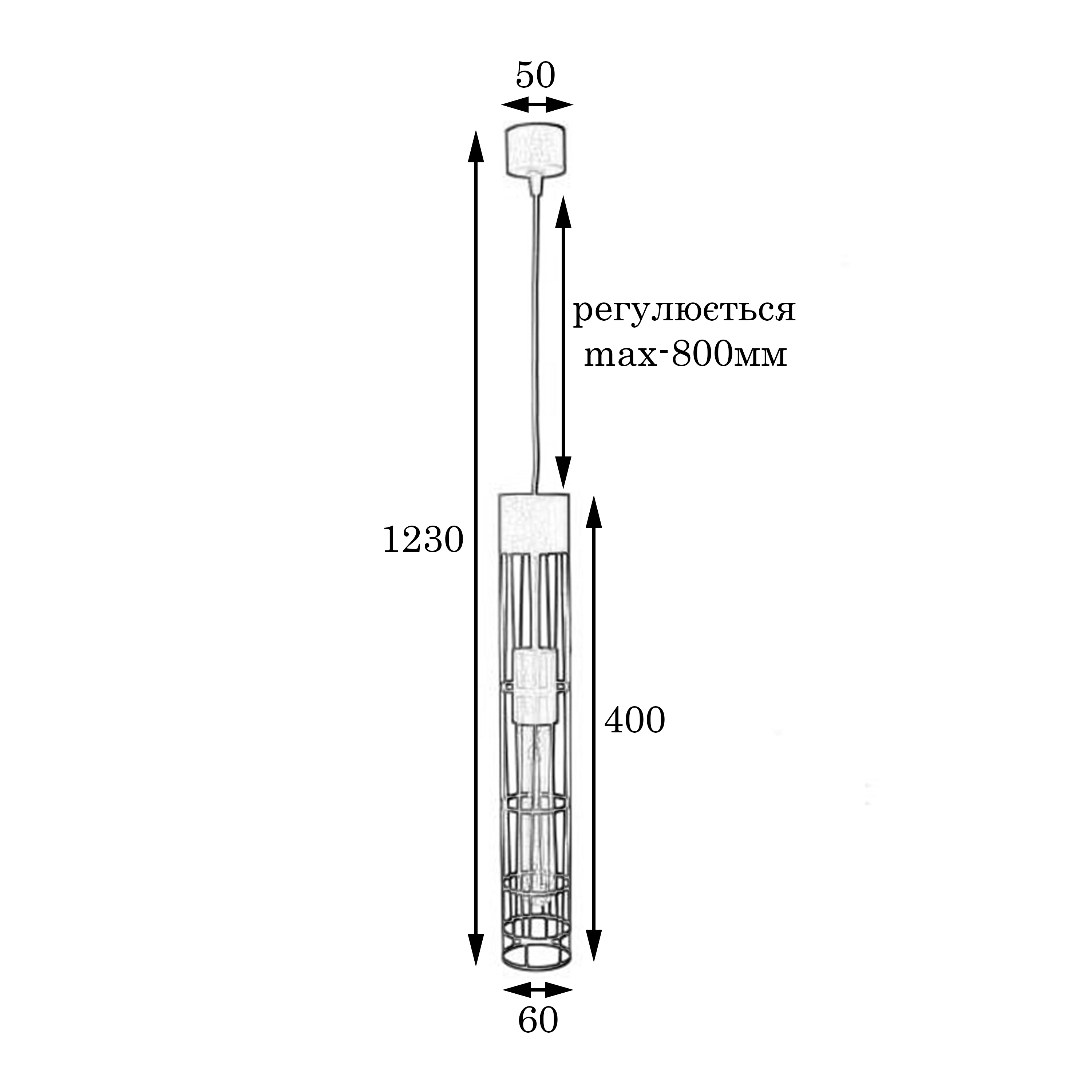 Светильник подвесной MSK Electric Flow в стиле лофт под лампу Е27 коричневый MR 6040 BR