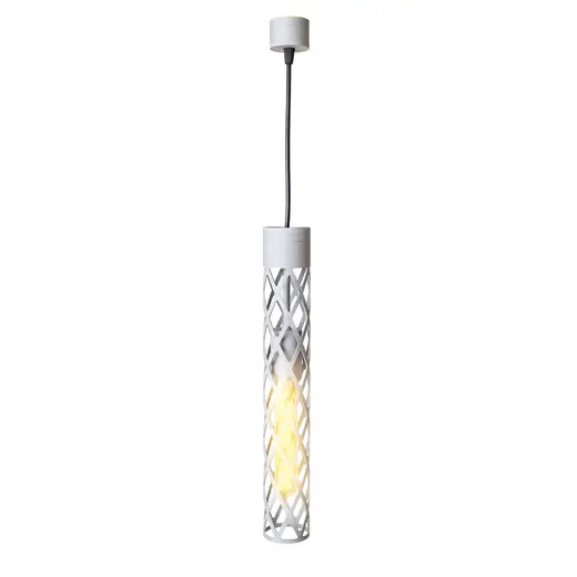 Светильник подвесной MSK Electric Flow в стиле лофт под лампу Е27 серый MR 6041 GR